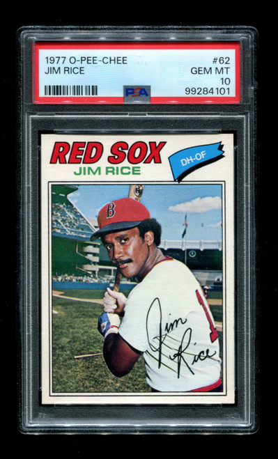 1977 Jim Rice O-Pee-Chee #62 Red Sox PSA 10