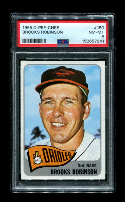 1965 Brooks Robinson O-Pee-Chee #150 Orioles PSA 8