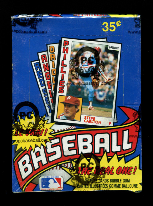 1984 O-Pee-Chee Baseball Wax Box OPCB Wrapped