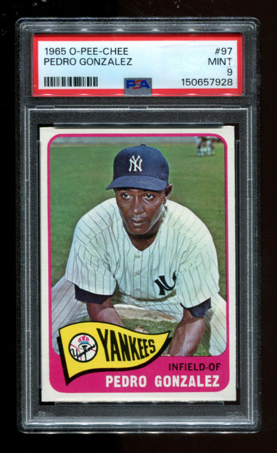 1965 Pedro Gonzalez O-Pee-Chee #97 Yankees PSA 9