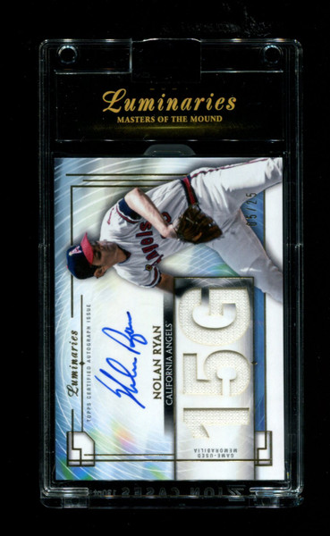 2024 Nolan Ryan Topps Luminaries /25 Autographed Relic Angels