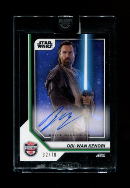 2025 Ewan McGregor Star Wars /10 Obi Wan Kenobi Topps Industry Auto