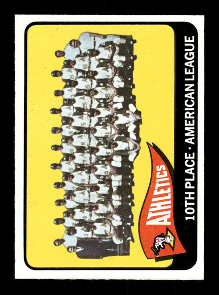 1965 Kansas City Athletics O-Pee-Chee #151 Team Card *5058