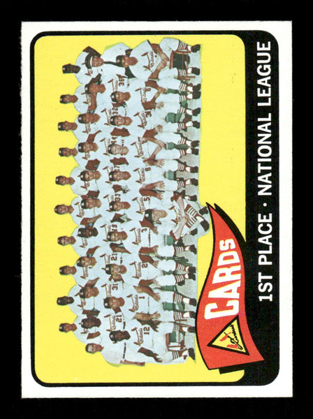 1965 St. Louis Cardinals O-Pee-Chee #57 Team Card *5062