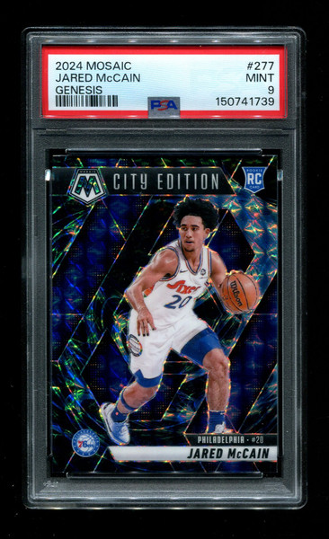 2024 Jared McCain Mosaic #277 Genesis 76ers PSA 9