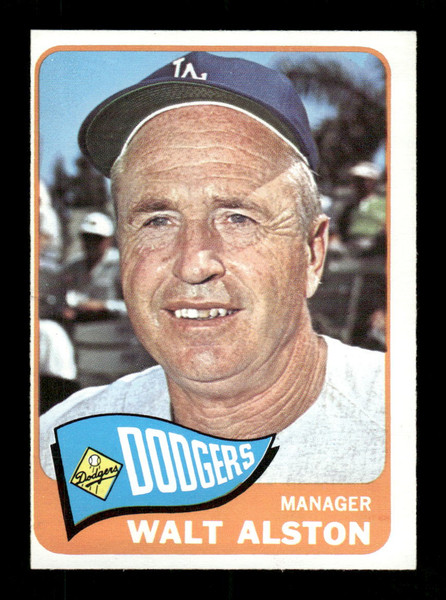 1965 Walt Alston O-Pee-Chee #217 Dodgers *6709