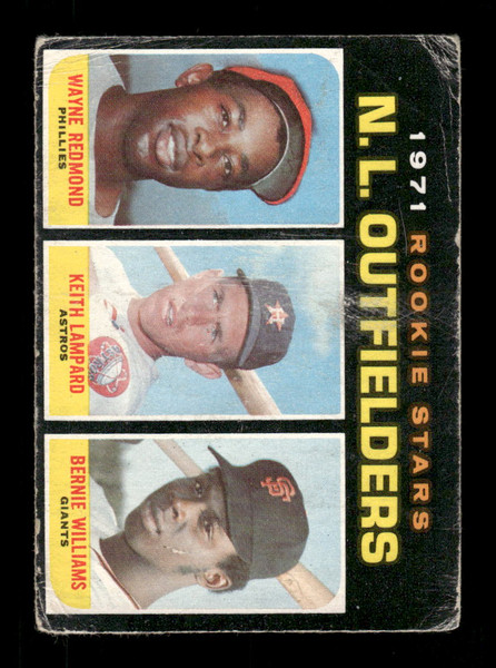1971 N.L. Rookie Stars O-Pee-Chee #728 Redmond/Lampard/Williams *R6731
