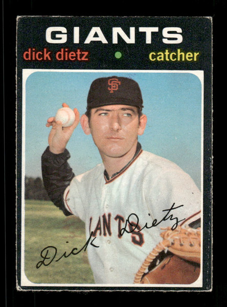 1971 Dick Dietz O-Pee-Chee #545 Giants *5104