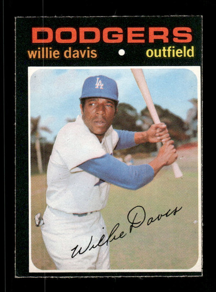 1971 Willie Davis O-Pee-Chee #585 Dodgers *5143