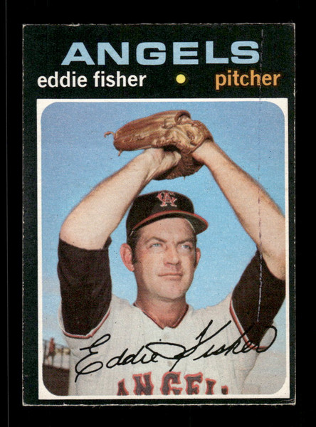 1971 Eddie Fisher O-Pee-Chee #631 Angels  *5187