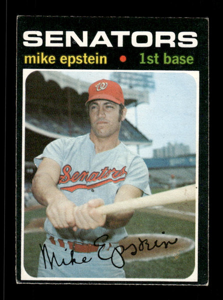 1971 Mike Epstein O-Pee-Chee #655 Senators *5209