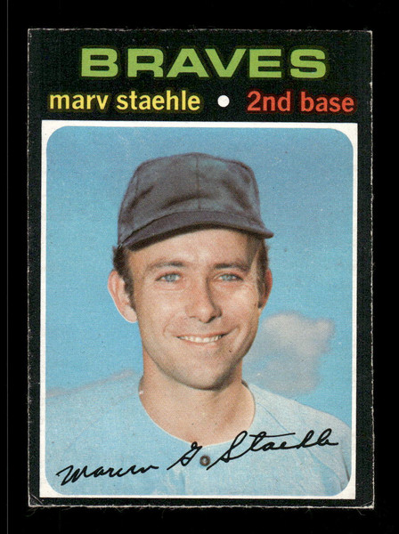 1971 Marv Staehle O-Pee-Chee #663 Braves *5217