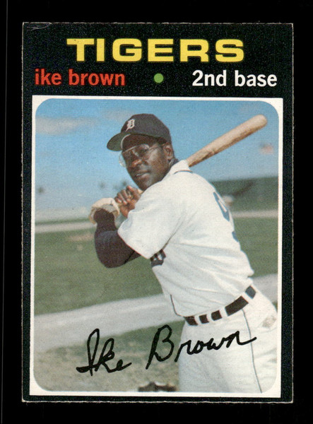 1971 Ike Brown O-Pee-Chee #669 Tigers *5223