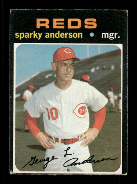 1971 Sparky Anderson O-Pee-Chee #688 Reds *5242