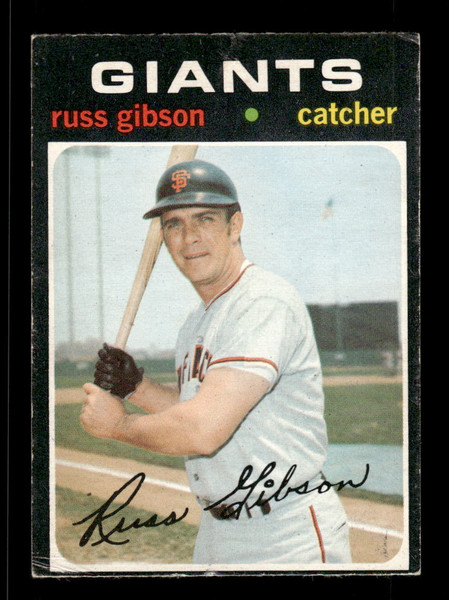 1971 Russ Gibson O-Pee-Chee #738 Giants *5273