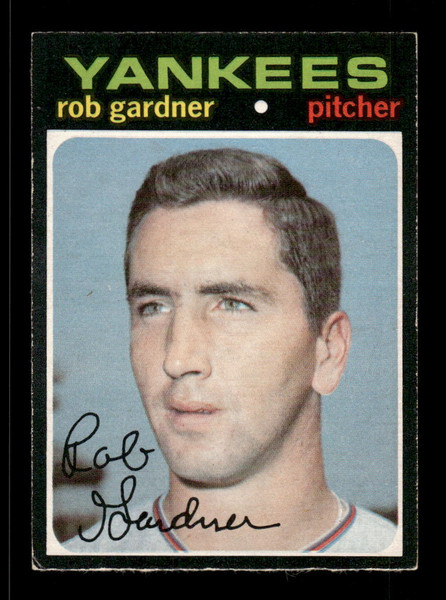1971 Rob Gardner O-Pee-Chee #734 Yankees *5277
