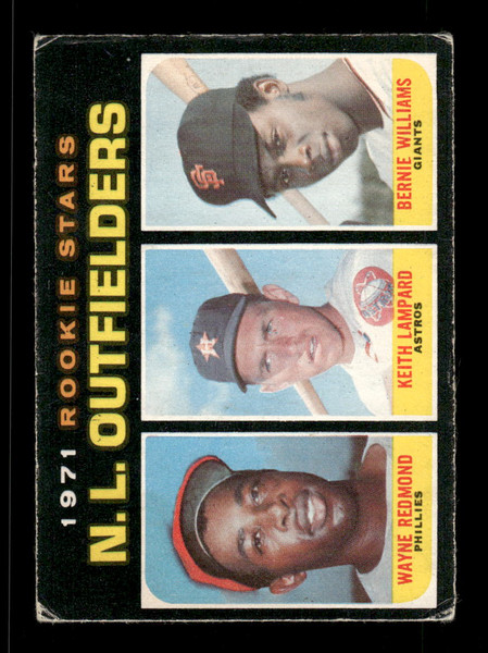 1971 N.L. Rookie Stars O-Pee-Chee #728 Redmond, Lampard, Williams *5283