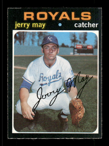 1971 Jerry May O-Pee-Chee #719 Royals *5292