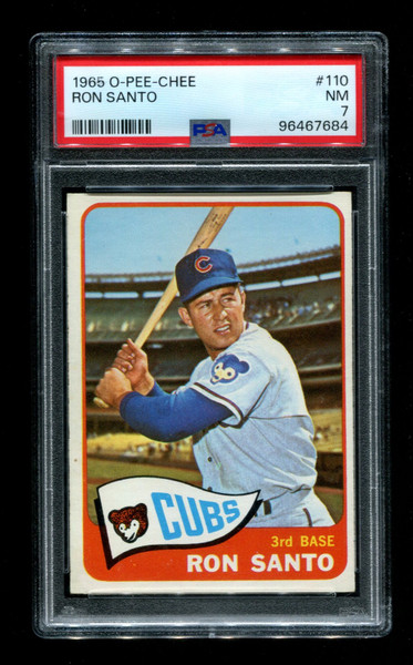 1965 Ron Santo O-Pee-Chee #110 Cubs PSA 7