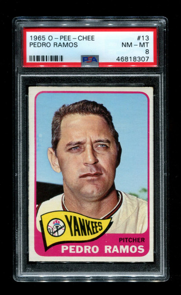 1965 Pedro Ramos O-Pee-Chee #13 Yankees psa 8