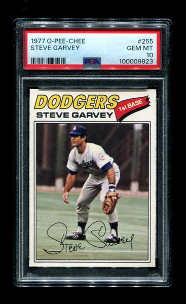 1977 Steve Garvey O-Pee-Chee #255 Dodgers PSA 10