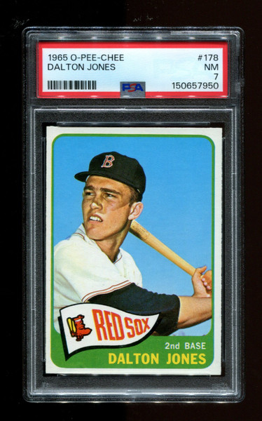 1965 Dalton Jones O-Pee-Chee #178 Red Sox PSA 7