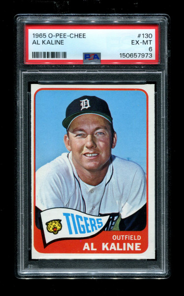 1965 Al Kaline O-Pee-Chee #130 Tigers PSA 6