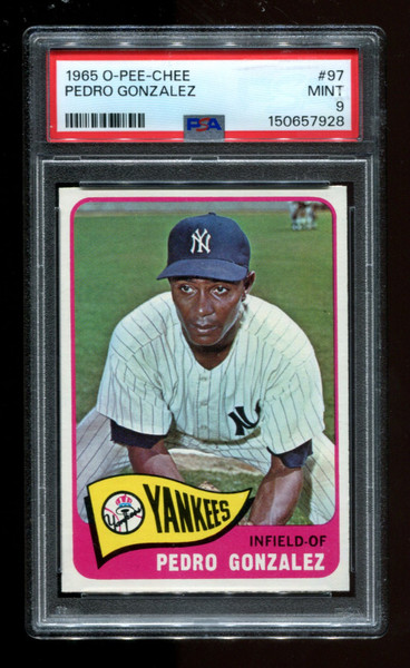 1965 Pedro Gonzalez O-Pee-Chee #97 Yankees PSA 9