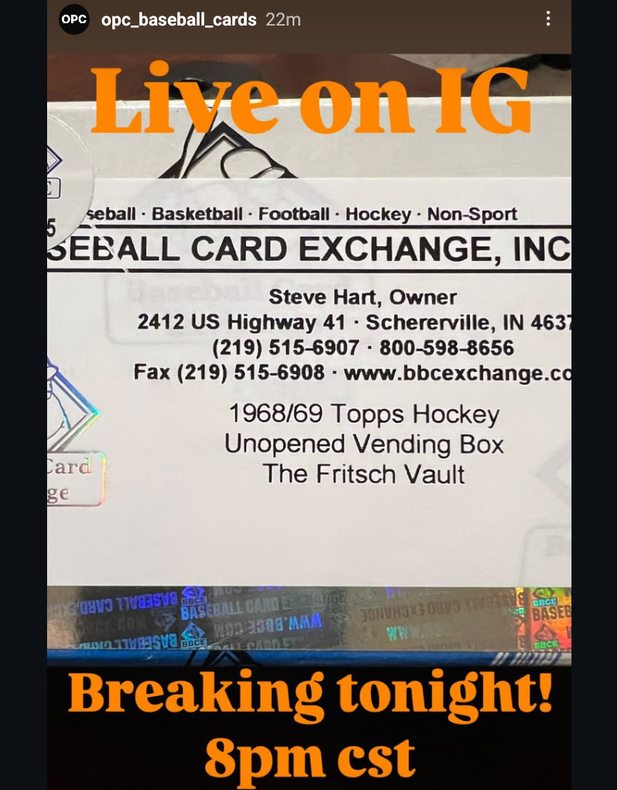 1968 Topps Hockey Vending Box Break - March 10, 2025