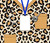 Brown cheetah Scrub