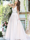 V-neck A-line Sherri Hill Dress 11335