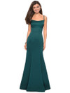 scoop neckline trumpet la femme prom dress 27524