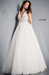 Floral Appliquéd Bodice Prom Dress Jovani 3110
