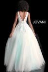 Jovani Prom Dress Off White/ Light Blue