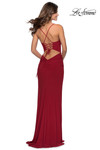 Long Fitted La Femme Prom Dress 28792