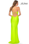 La Femme Prom Dress in Neon Yellow