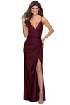faux-wrap prom dress la femme 28421