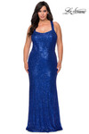 Halter La Femme Plus Size Prom Dress 28842