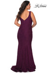 Square Neckline La Femme Plus Size Prom Dress 28948