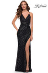 La Femme Prom Dress in Black 