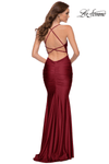 La Femme Prom Dress in Burgundy 