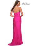 La Femme Prom Dress in Neon Pink