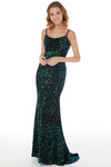Scoop Neckline Fitted Studio 17 Prom Dress 12856