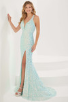 V-neck Sequined Prom Dress Christina Wu 16921