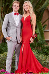 V-neck Mermaid Prom Dress Christina Wu 16949