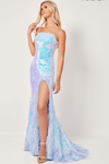 Spaghetti Strap by Rachel Allan Prom Dress 70444
