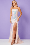 Spaghetti Strap by Rachel Allan Prom Dress 70444