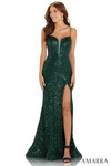 Sequin Fitted Amarra Prom Dress 88529
