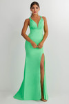 Jersey V-Neck Studio 17 Prom Dress 12897