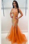 Sequin Mermaid Jasz Couture Prom Dress 7411